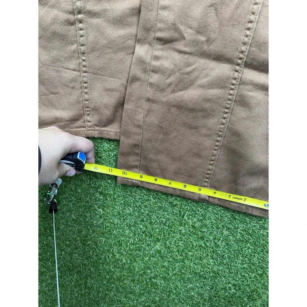 Old Navy Cargo Pants Girls 12 Brown Wide Leg Utility Pockets Cotton Brown NWT